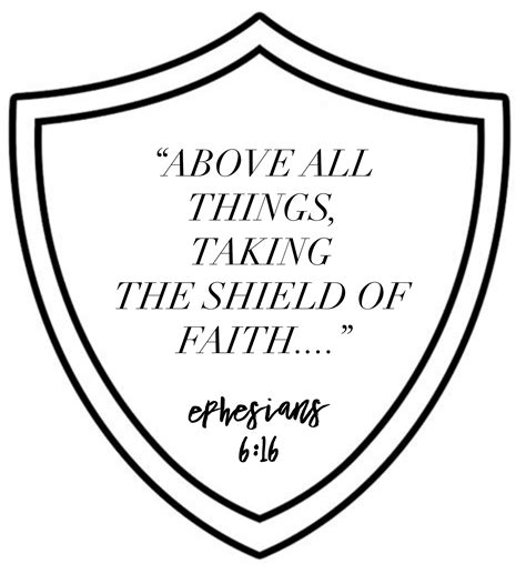 Shield Of Faith Printable